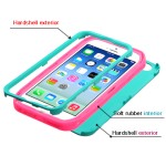 Funda Protector Mixto Apple Iphone 6 Antiderrapante Aqua / Rosa (17003907) by www.tiendakimerex.com